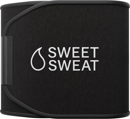 Sweet Sweat Waist Trimmer Extra-Coverage (XC) - Premium Fitness Belt W/More Waist Coverage for a Better Sweat